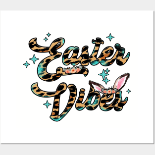 Easter vibes animal print Posters and Art